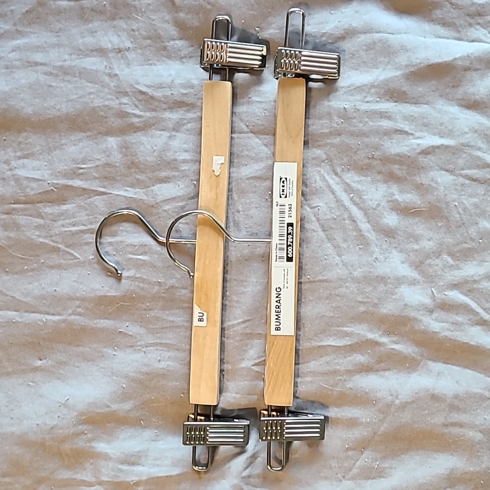 Ikea Bumerang pant/skirt hangers (lot of 2)